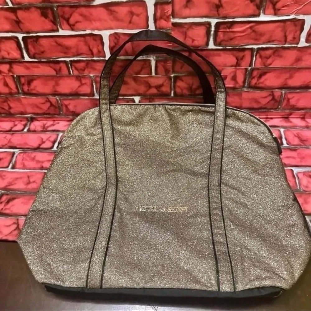 Victoria's Secret Gold Tote Bag